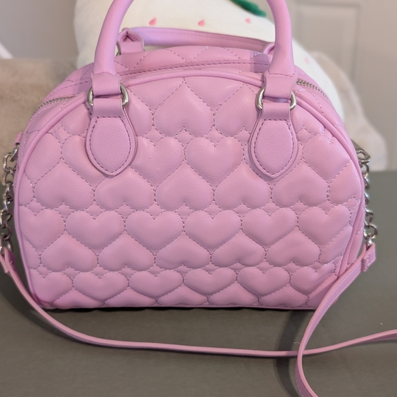 Juicy Couture Pink Quilted Heart Handbag - Picture 3 of 6